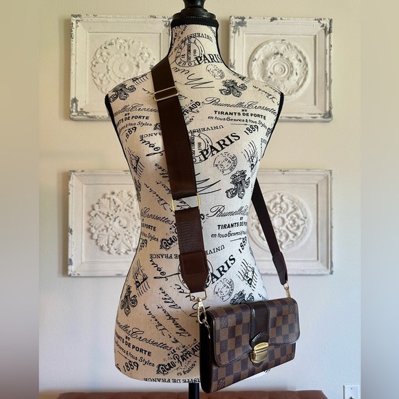 Authentic LOUIS VUITTON Portefeuille Sistina large Wallet Damier Ebene w/COA - Picture 1 of 15